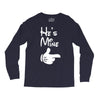 he's mine she's mine Long Sleeve Shirts