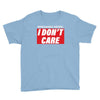 Breaking News i Don't Care Youth Tee