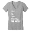 sal q joe &amp; murray Women's V-Neck T-Shirt