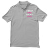 i wear pink for my aunt breast cancer Polo Shirt