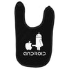 android robot spoof Baby Bibs