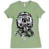 skull pilot Ladies Fitted T-Shirt