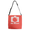 oh shoot camera Adjustable Strap Totes