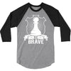 Be Brave - Chess Pawn - Chess Lover 3/4 Sleeve Shirt