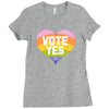 Vote Yes-Australia Marriage Equality Ladies Fitted T-Shirt