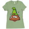 poosaurus Ladies Fitted T-Shirt