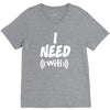 I Need Wi-Fi V-Neck Tee