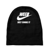 weed   just smoke it   mens funny Baby Beanies
