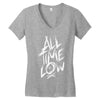 all time low graffiti Women's V-Neck T-Shirt
