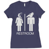 restroom for the recently deceased Ladies Fitted T-Shirt
