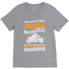 Motorcycles Granddad V-Neck Tee