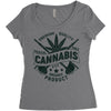 cannabis medical only Women's Triblend Scoop T-shirt