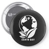 earth day planet Pin-back button