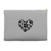 cat love paw Accessory Pouches