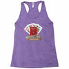 lucky devil gambling cards Racerback Tank