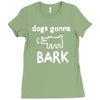 the janoskians dogs gonna bark Ladies Fitted T-Shirt