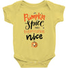 pumpkin spice and everything nice Baby Bodysuit