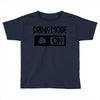 drink mode on Toddler T-shirt