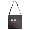 world war 3 Adjustable Strap Totes