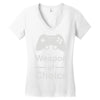 weapon of choice, gaming Women's V-Neck T-Shirt