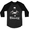black and white 3/4 Sleeve Shirt