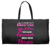 Savta Was Created Because Need Real Heroes Weekender Totes