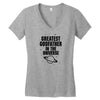 Greatest Godfather In The Universe Women's V-Neck T-Shirt