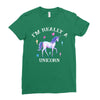 i'm really a unicorn Ladies Fitted T-Shirt