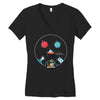 Space Lie Women's V-Neck T-Shirt