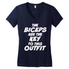 The Biceps Are The Key To This Outfit Women's V-Neck T-Shirt