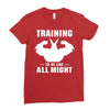 Training to be Like All Might Ladies Fitted T-Shirt