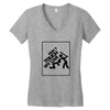 don't touch Women's V-Neck T-Shirt