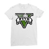 five logo Ladies Fitted T-Shirt