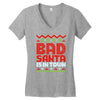 bad santa Women's V-Neck T-Shirt