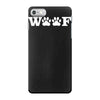 woof paw prints sticker vinyl iPhone 7 Case