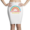 California Sunrise Pocket Pencil Skirts