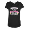 it' ok to stare at my cupcakes they are delicious Maternity Scoop Neck T-shirt