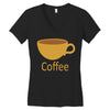 coffee (4) Women's V-Neck T-Shirt