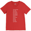 Beard Growth Scale V-Neck Tee