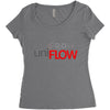 UNI FLOWS Women's Triblend Scoop T-shirt