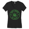don't worry be happy Women's V-Neck T-Shirt