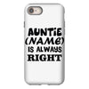 personalised auntie iPhone 8