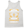 Never Underestimate The Strength Of A Childhood Cancer Warrior Tank Top