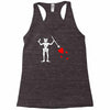 blackbeard's flag pirate edward teach Racerback Tank