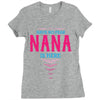 Have No Fear Nana Is Here Ladies Fitted T-Shirt