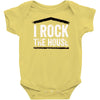 i rock the house Baby Onesie