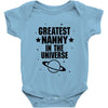 Greatest Nanny In The Universe Baby Onesie