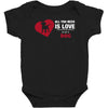 love and a dog life Baby Bodysuit