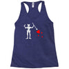 blackbeard's flag pirate edward teach Racerback Tank