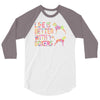 life is better with boxers 3/4 Sleeve Shirt